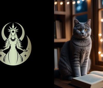 Temple Cat Blessing:  For the Guardian of the Sanctuary & the Feminine Portal